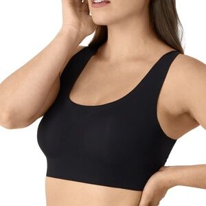 Bali Comfort Revolution Easylite Seamless Wireless Bra. DF3491 Black Size S NWT